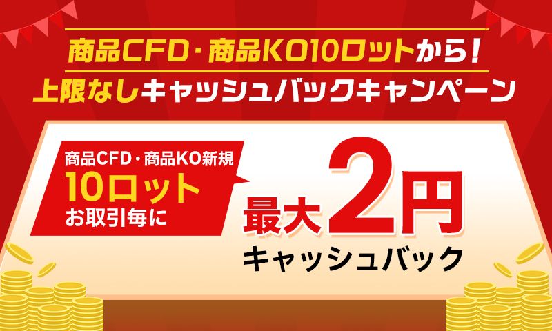 FXTF CFDキャッシュバック