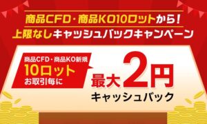FXTF CFDキャッシュバック